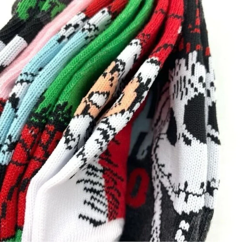 Disney Nightmare Before Christmas Women's No Show Socks 6 Pairs New